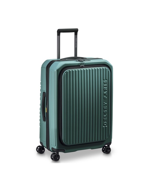DELSEY PARIS(デルセーパリ)の「SECURITIME F/O 65 4DW EXP TR / M(スーツケース/キャリーバッグ・レディース・シルバー/ダークグリーン/スカイブルー/イエロー/ダークグレー・M)」の3枚目の写真