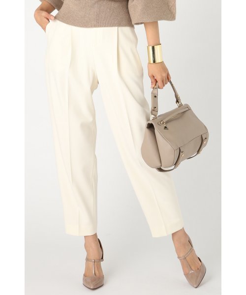 Noble(ノーブル)の「ウラキモウ ワンタック テーパードパンツ◆(その他パンツ・レディース・ホワイト/ブラック・34/38/36/40)」の2枚目の写真