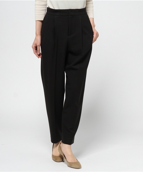 Noble(ノーブル)の「ウラキモウ ワンタック テーパードパンツ◆(その他パンツ・レディース・ホワイト/ブラック・34/38/36/40)」の10枚目の写真