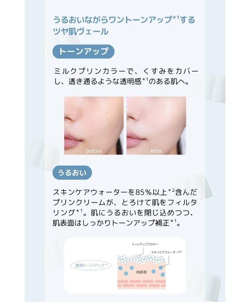 A'pieu(アピュー)の「【A'pieu/アピュー】ウォーターロック プリントーンアップ&メレンゲポア フィルター(化粧下地・レディース・プリン(トーンアップフィルター)/メレンゲ(ポアフィルター)・FREE)」の4枚目の写真
