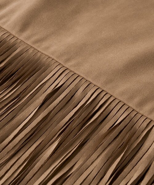 RIVE DROITE（リヴドロワ）の「【à Nice （ア ・ニース）】フリンジスカート（スカート・レディース・ベージュ/ピンク・38/36）」の18枚目の写真