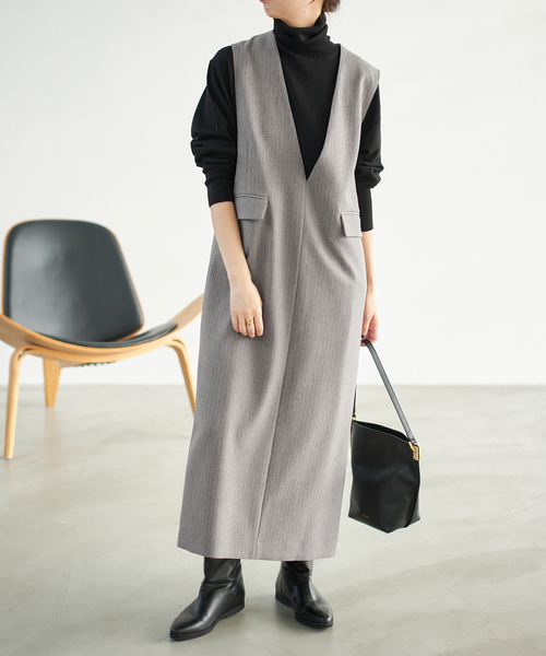 Spick & Span（スピックアンドスパン）の「リブニットワンピース