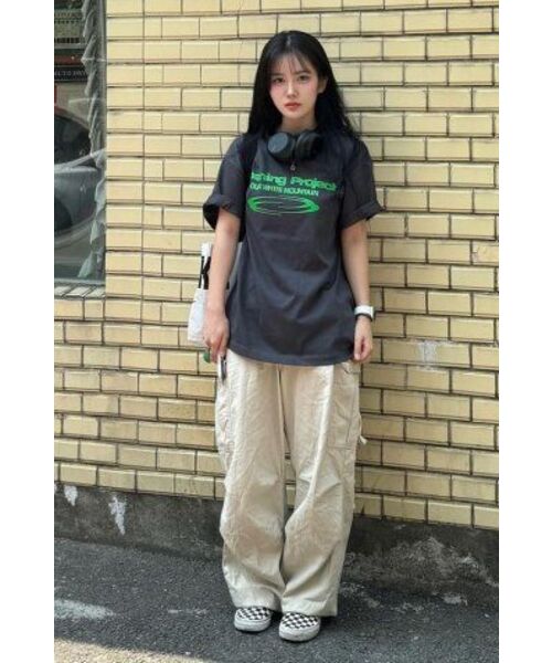 Opening Project（オープニングプロジェクト）の「Identity T Shirt - Charcoal（Tシャツ/カットソー・レディース・その他・2/3）」の16枚目の写真