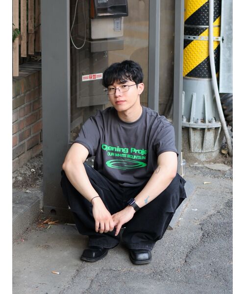 Opening Project（オープニングプロジェクト）の「Identity T Shirt - Charcoal（Tシャツ/カットソー・レディース・その他・2/3）」の7枚目の写真