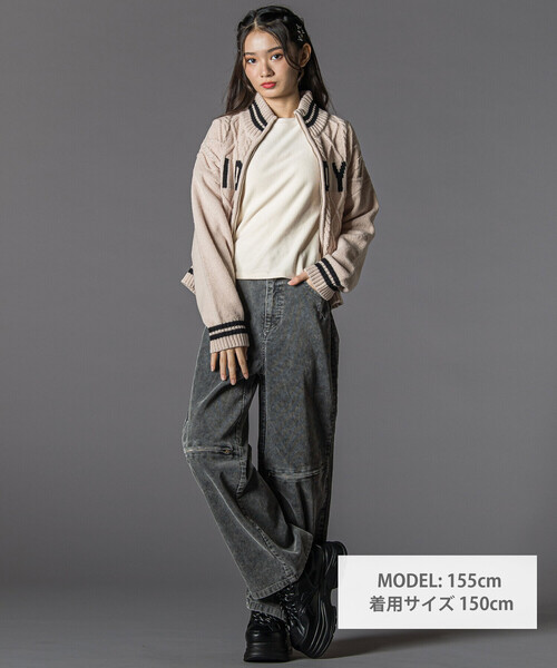 ZIDDY（ジディ）の「コーデュロイボトム(130~160cm)（その他パンツ・キッズ・ブルー/グレー・140cm/FREE/150cm/130cm）」の4枚目の写真