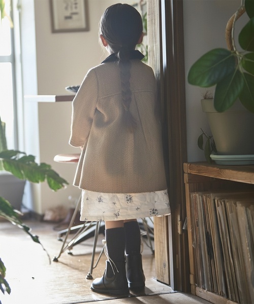 petit main（プティマイン）の「【リンク】ダブルブレストコート（その他アウター・キッズ・ネイビー/ブラウン・80ｃｍ/90cm/100cm/110cm/120cm/130cm）」の4枚目の写真