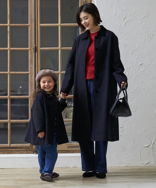 petit main（プティマイン）の「【リンク】ダブルブレストコート（その他アウター・キッズ・ネイビー/ブラウン・80ｃｍ/90cm/100cm/110cm/120cm/130cm）」の7枚目の写真