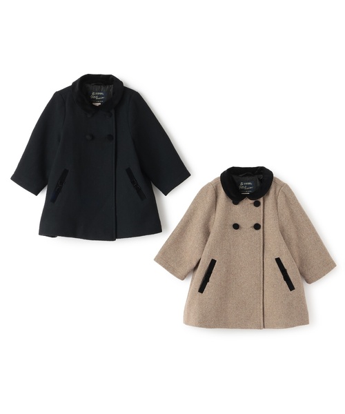 petit main（プティマイン）の「【リンク】ダブルブレストコート（その他アウター・キッズ・ネイビー/ブラウン・80ｃｍ/90cm/100cm/110cm/120cm/130cm）」の19枚目の写真
