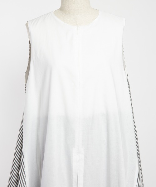 gomme(ゴム)の「ローンレイヤーワンピース(シャツワンピース・レディース・ホワイト・MEDIUM)」の12枚目の写真