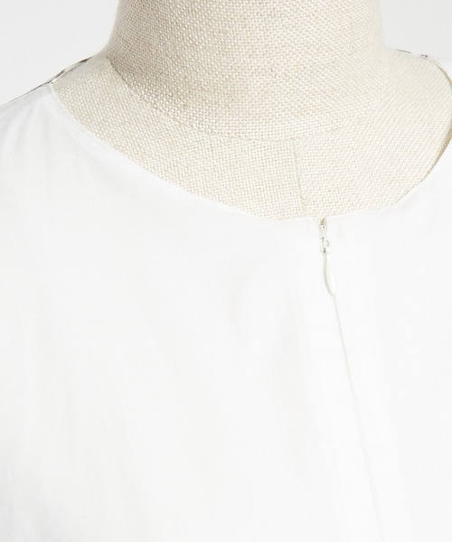 gomme(ゴム)の「ローンレイヤーワンピース(シャツワンピース・レディース・ホワイト・MEDIUM)」の13枚目の写真