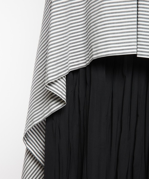 gomme(ゴム)の「ローンレイヤーワンピース(シャツワンピース・レディース・ホワイト・MEDIUM)」の17枚目の写真