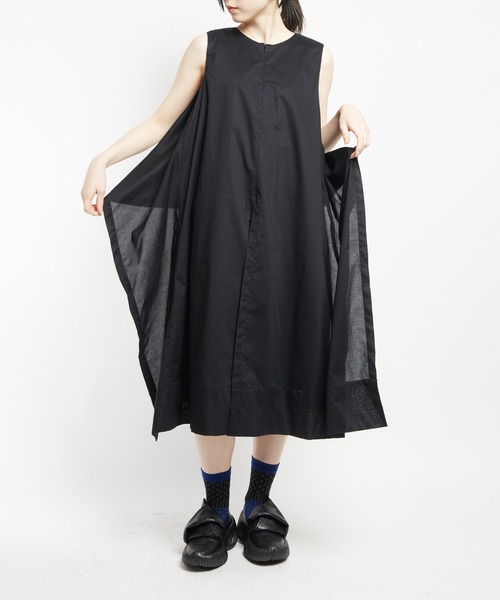 gomme(ゴム)の「ローンレイヤーワンピース(シャツワンピース・レディース・ホワイト・MEDIUM)」の3枚目の写真