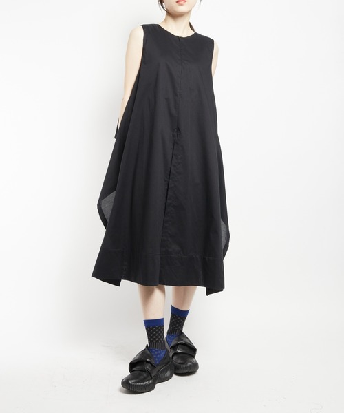 gomme(ゴム)の「ローンレイヤーワンピース(シャツワンピース・レディース・ホワイト・MEDIUM)」の2枚目の写真