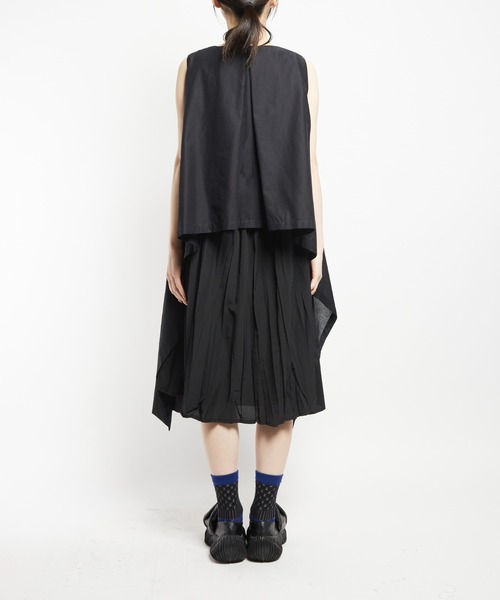 gomme(ゴム)の「ローンレイヤーワンピース(シャツワンピース・レディース・ホワイト・MEDIUM)」の5枚目の写真