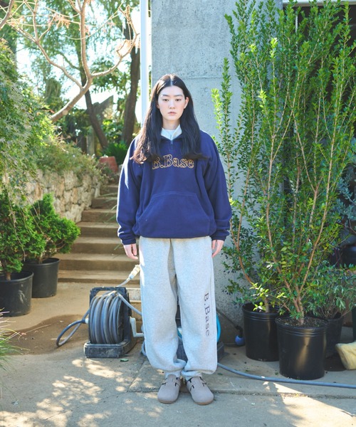 BROKEN BASE(ブロークンベース)の「B.Base Framed Stitch Half-Zip Fleece / B.Baseフレームドステッチハーフジップフリース(その他アウター・メンズ・ネイビー/レッド/チャコールグレー・LARGE/MEDIUM)」の17枚目の写真