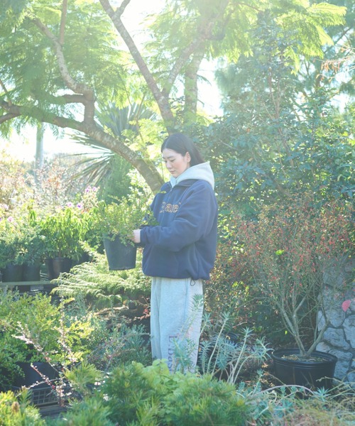 BROKEN BASE(ブロークンベース)の「B.Base Framed Stitch Half-Zip Fleece / B.Baseフレームドステッチハーフジップフリース(その他アウター・メンズ・ネイビー/レッド/チャコールグレー・LARGE/MEDIUM)」の18枚目の写真