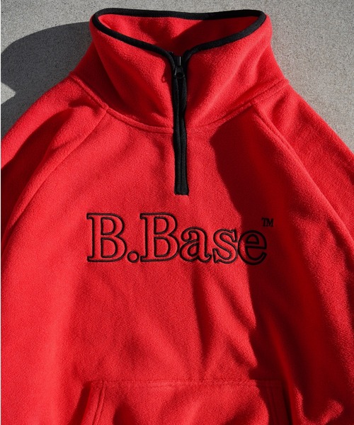 BROKEN BASE(ブロークンベース)の「B.Base Framed Stitch Half-Zip Fleece / B.Baseフレームドステッチハーフジップフリース(その他アウター・メンズ・ネイビー/レッド/チャコールグレー・LARGE/MEDIUM)」の8枚目の写真