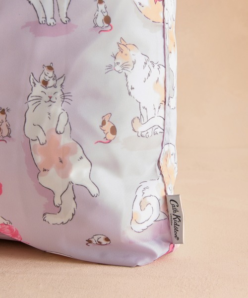 Cath Kidston(キャスキッドソン)の「フォルダウェイ ショッパー Cats & Mouse(エコバッグ/サブバッグ・レディース・その他・FREE)」の2枚目の写真