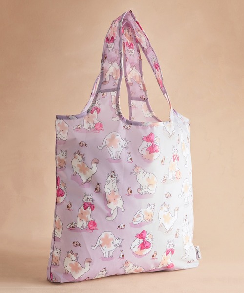 Cath Kidston(キャスキッドソン)の「フォルダウェイ ショッパー Cats & Mouse(エコバッグ/サブバッグ・レディース・その他・FREE)」の3枚目の写真