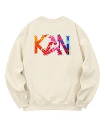 KMC0063 アートグラフィ 裏起毛 スウェット - クリーム