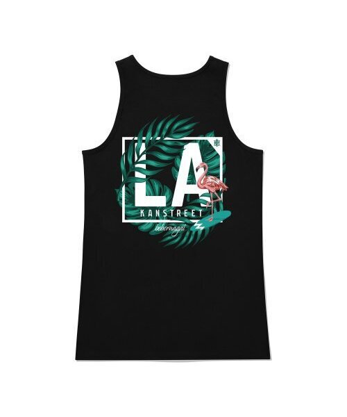 KAN6312(カン6312)の「KSB0052 フラミンゴロングスリーブリス - ブラック(Tシャツ/カットソー・メンズ・その他・LARGE)」の1枚目の写真