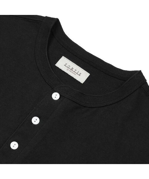 sortie（ソルティ）の「Utility Henly neck T-Shirts (Black)（Tシャツ/カットソー・メンズ・その他・X-LARGE/LARGE/MEDIUM）」の3枚目の写真
