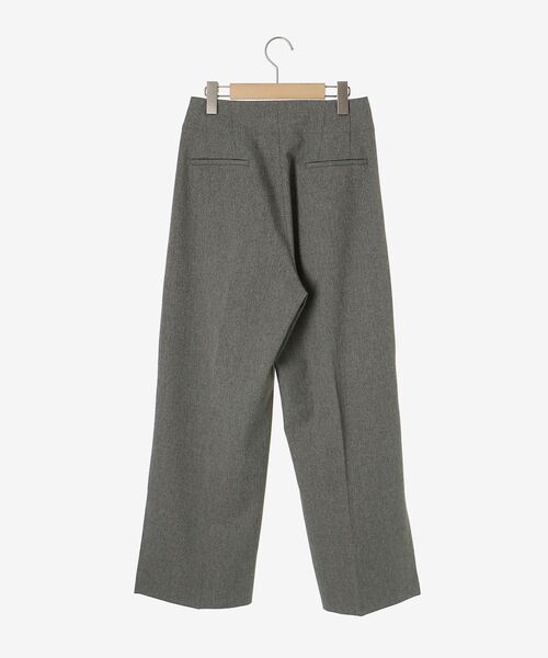 cle blatt(クレブラット)の「ウールライクサイドボタンワイドパンツ(スラックス・レディース・グレー/ブラウン・SMALL/MEDIUM)」の16枚目の写真