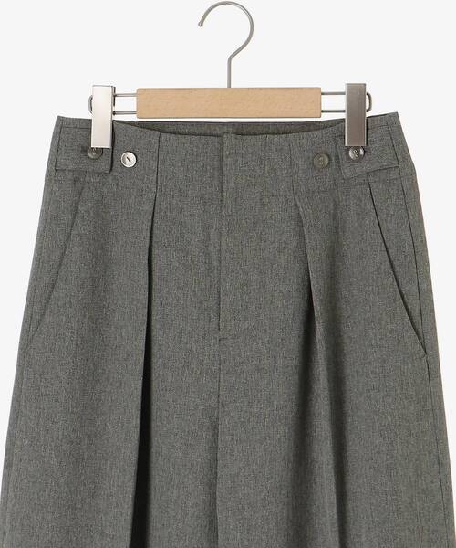 cle blatt(クレブラット)の「ウールライクサイドボタンワイドパンツ(スラックス・レディース・グレー/ブラウン・SMALL/MEDIUM)」の17枚目の写真