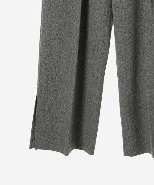 cle blatt(クレブラット)の「ウールライクサイドボタンワイドパンツ(スラックス・レディース・グレー/ブラウン・SMALL/MEDIUM)」の19枚目の写真