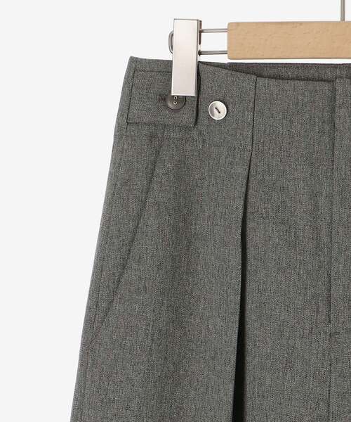 cle blatt(クレブラット)の「ウールライクサイドボタンワイドパンツ(スラックス・レディース・グレー/ブラウン・SMALL/MEDIUM)」の21枚目の写真