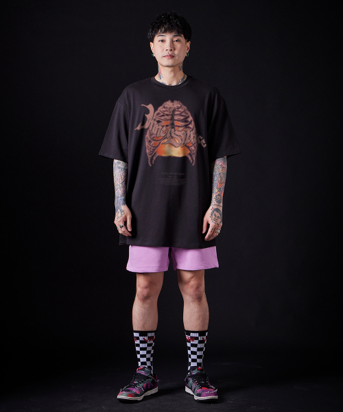 ASTRAL PROJECTION(アストラルプロジェクション)の「イナー スペース スーピマコットン ラウンドネック 半袖Tシャツ_ブラック(Tシャツ/カットソー・メンズ・その他・LARGE/MEDIUM/X-LARGE)」の3枚目の写真