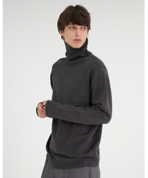 TENER（テネル）の「ベーシックタートルネックニットチャコール（ニット/セーター）」