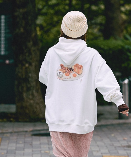 LEPSIM（レプシィム）の「【Royal Host】アソートパーカー　608846（パーカー・レディース・アイボリー/ネイビー・FREE）」の4枚目の写真