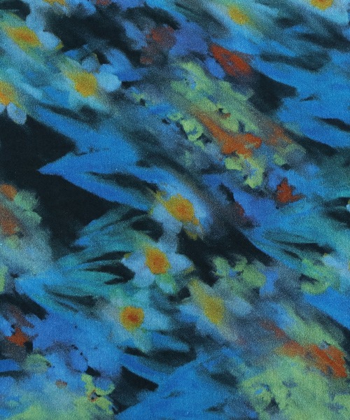 bulle de savon（ビュルデサボン）の「スイセンプリント ギャザースカート（スカート・レディース・チャコールグレー/ミント・FREE）」の4枚目の写真