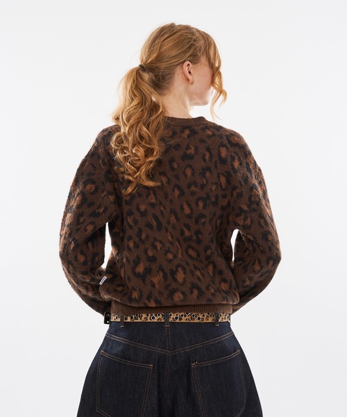 WISH FOR EVER(ウィッシュフォーエバー)の「【 3color / 3size 】LEOPARD JACQUARD CARDIGAN(カーディガン/ボレロ・メンズ・ブラウン系/マスタード/ブルー系・LARGE/MEDIUM/SMALL)」の14枚目の写真