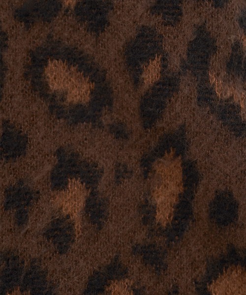WISH FOR EVER(ウィッシュフォーエバー)の「【 3color / 3size 】LEOPARD JACQUARD CARDIGAN(カーディガン/ボレロ・メンズ・ブラウン系/マスタード/ブルー系・LARGE/MEDIUM/SMALL)」の22枚目の写真