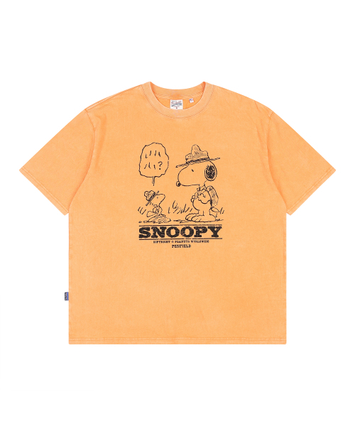 PENFIELD（ペンフィールド）の「[P x PEANUTS] BASIC RINGER TS ORANGE_FQ2KT780（Tシャツ/カットソー・メンズ・オレンジ・LARGE/MEDIUM/SMALL/X-LARGE）」の2枚目の写真