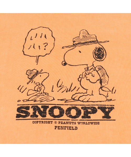 PENFIELD（ペンフィールド）の「[P x PEANUTS] BASIC RINGER TS ORANGE_FQ2KT780（Tシャツ/カットソー・メンズ・オレンジ・LARGE/MEDIUM/SMALL/X-LARGE）」の6枚目の写真