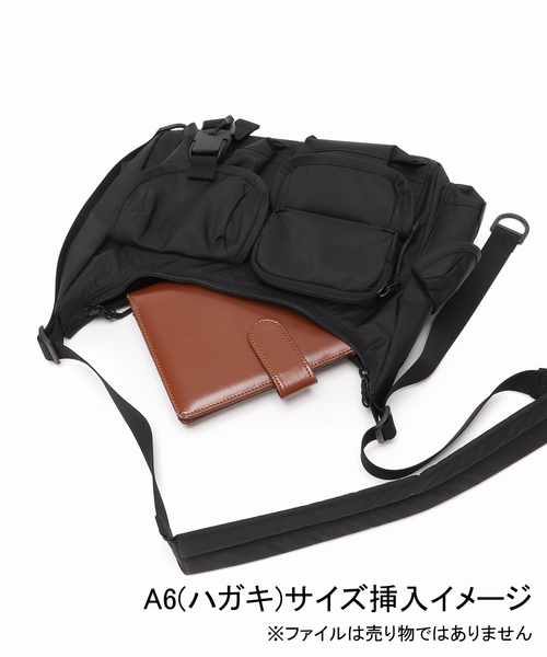 Spick & Span(スピックアンドスパン)の「BAICYCLON/バイシクロン 別注MULTI POCKET クロスボディー*(ショルダーバッグ・レディース・ブラック・FREE)」の12枚目の写真