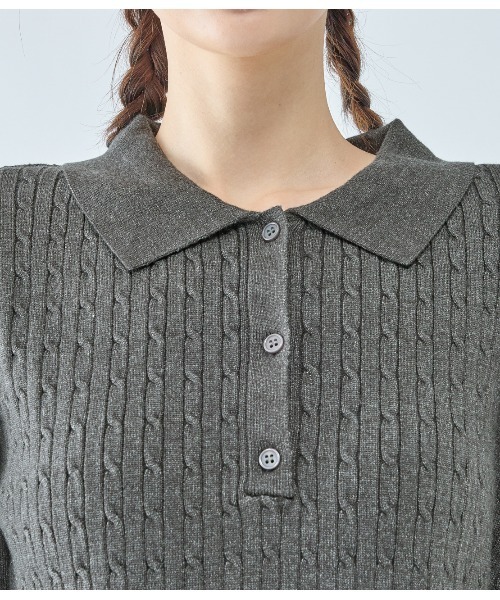 PEACH JOHN（ピーチジョン）の「プリーツ切替ミニワンピース（ワンピース・レディース・ブラウン/チャコール・ONE SIZE）」の12枚目の写真