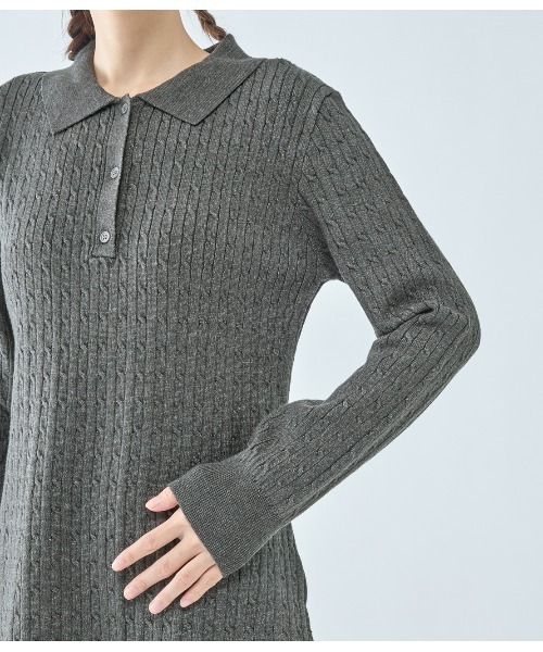 PEACH JOHN（ピーチジョン）の「プリーツ切替ミニワンピース（ワンピース・レディース・ブラウン/チャコール・ONE SIZE）」の13枚目の写真