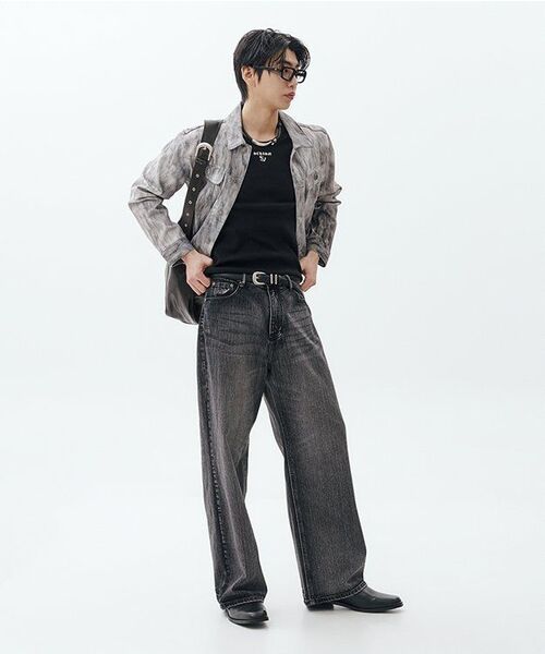 CUSTOMADE(カスタムエイド)の「ダニエル ソフトレザー スクエアトゥ ジッパーブーツ 4cm (CR0086BK)(ブーツ・メンズ・ブラック・25cm/26cm/27cm/28cm)」の9枚目の写真