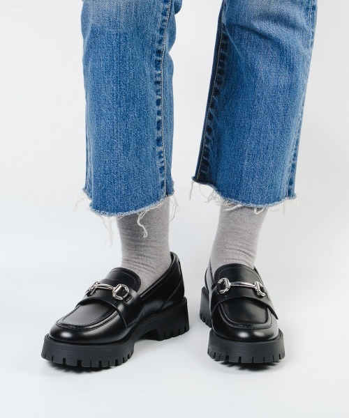STEVE MADDEN(スティーブマデン)の「厚底チェーンローファー/S.MADDEN LANDO-CN-XS(ローファー・レディース・ブラック・22.5cm/23.0cm/23.5cm/23.5-24/24.0cm/24.5cm)」の10枚目の写真