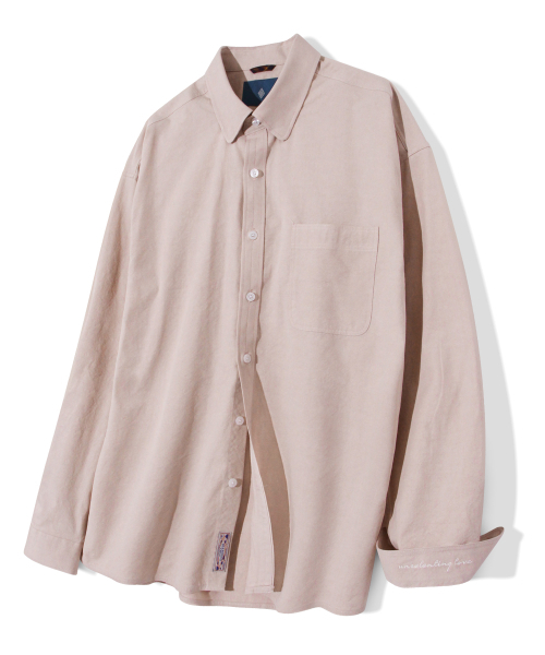 Diamond Layla(ダイアモンドレイラ)の「Double Stitch Button-Down Semi Oversized Fit Shirt S129 - Dusty Pink(シャツ/ブラウス・レディース・その他・LARGE/X-LARGE)」の2枚目の写真