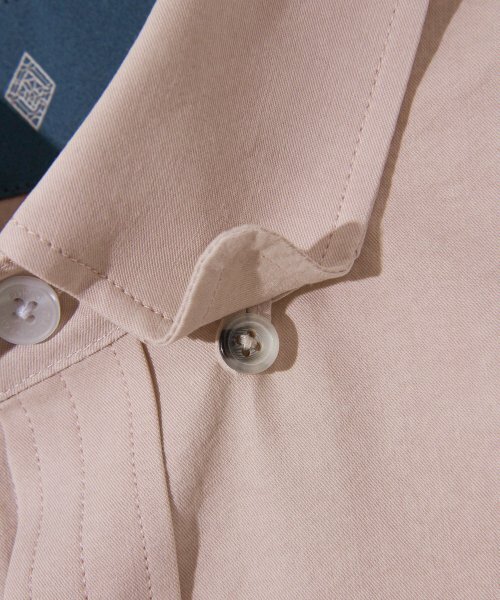 Diamond Layla(ダイアモンドレイラ)の「Double Stitch Button-Down Semi Oversized Fit Shirt S129 - Dusty Pink(シャツ/ブラウス・レディース・その他・LARGE/X-LARGE)」の4枚目の写真