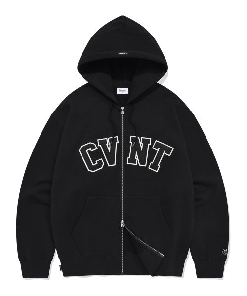 COVERNAT（カバーナット）の「CVNT オーバーサイズ フードパーカー ジップアップ ブラック（パーカー・レディース・その他・LARGE/MEDIUM）」の3枚目の写真