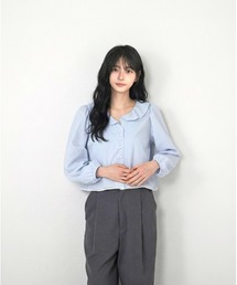 illumine（イルミネ）の「レースフリルブラウス（シャツ/ブラウス）」