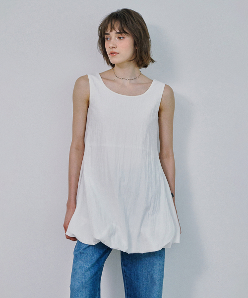 MARROT(マロット)の「バルーンドレスミニ_ホワイト(ワンピース・レディース・ホワイト・SMALL/MEDIUM)」の1枚目の写真
