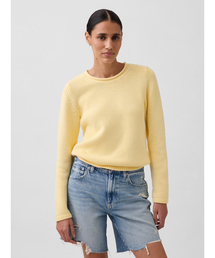 GAP(�M���b�v)�̃R�b�g��100% ���[���l�b�N�Z�[�^�[(�j�b�g/�Z�[�^�[)