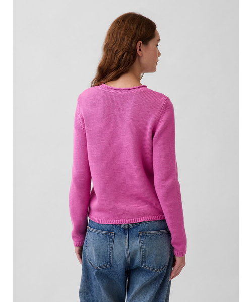 GAP（ギャップ）の「コットン100% ロールネックセーター（ニット/セーター・レディース・ブルー/オフホワイト/イエロー/グリーン/ピンク/ライトブルー・XS/S/M/L/XL/XXS）」の14枚目の写真